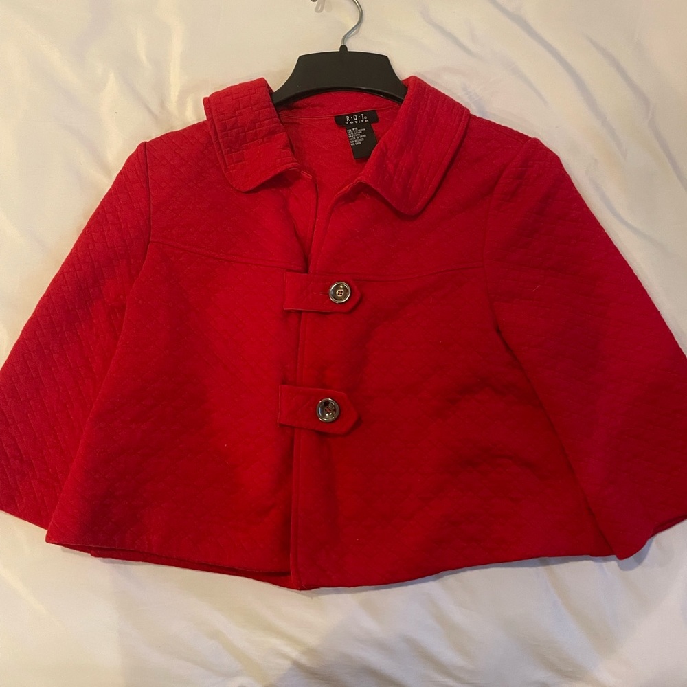 Vintage Vibrant Red Petite Jacket/Blazer